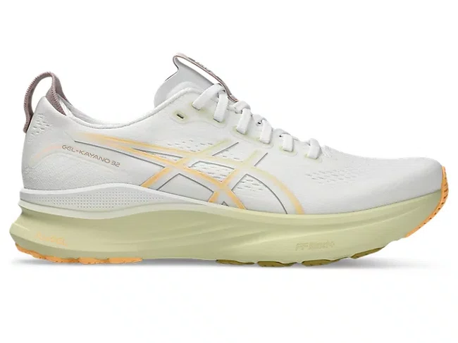 Tênis ASICS GEL-Kayano 32 Masculino Branco/Laranja