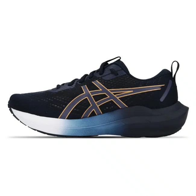 Tênis ASICS GEL-Nagoya 8 Masculino Azul Marinho/Dourado