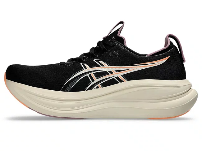 Tênis ASICS GEL Nimbus 28 Feminino Preto e Rosa