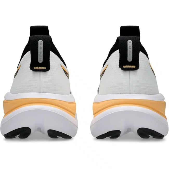 Tênis ASICS GEL-Nimbus 28 Masculino Branco e Laranja