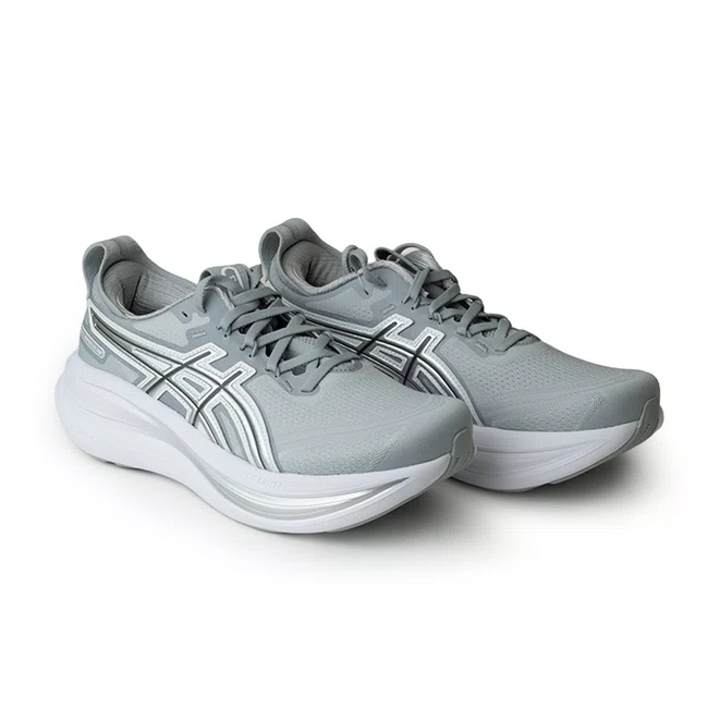 Tênis ASICS GEL-Nimbus 28 Masculino Cinza e Prata