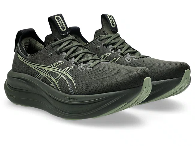Tênis ASICS GEL-Nimbus 28 Masculino Verde Militar