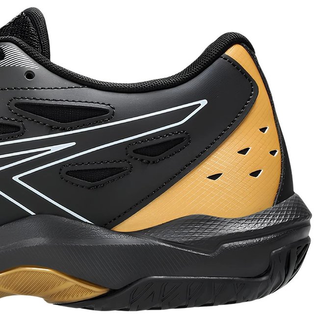 Tênis Asics Gel-Rocket 11 Preto/Dourado Masculino