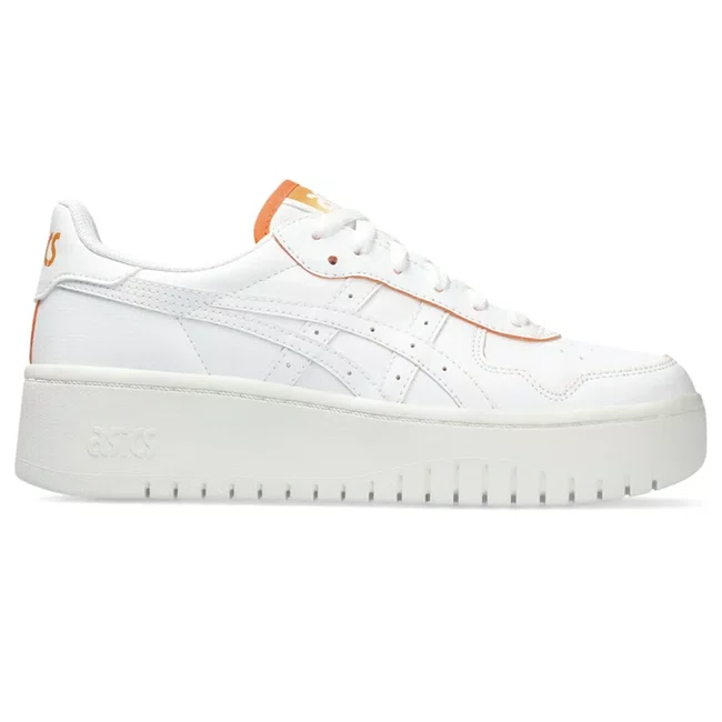 Tênis Asics Japan S Branco/Laranja Feminino