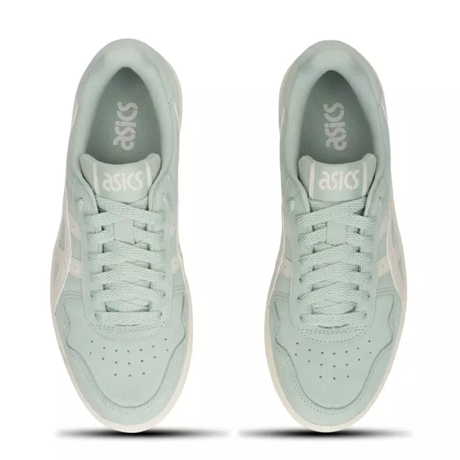 Tênis Asics Japan S Camurça Verde/Branco Feminino