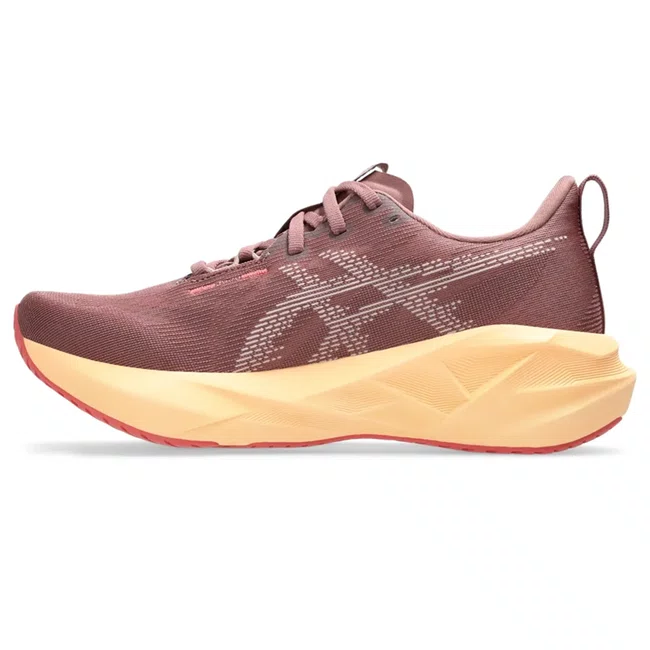 Tênis ASICS Novablast 5 - Feminino - Roxo/Rosa