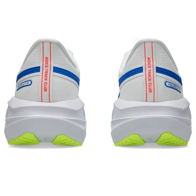Tênis ASICS Novablast 5 ATC Feminino Branco/Azul