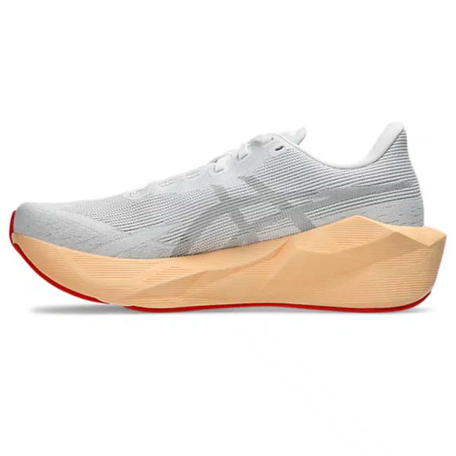 Tênis ASICS Novablast 6 Feminino Branco e Coral 
