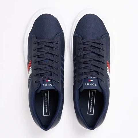 Tênis Clássico Malcom Tommy Hilfiger Azul Marinho