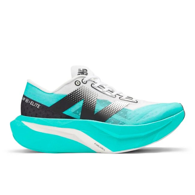 Tênis New Balance Fuelcell Supercomp Elite V4 Feminino Branco/Verde