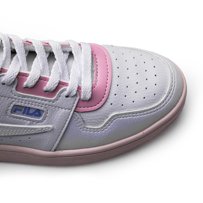 Tênis Fila ACD Classic Feminino Branco e Rosa Holografico
