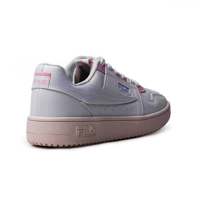 Tênis Fila ACD Classic Feminino Branco e Rosa Holografico