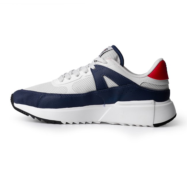 Tênis Fila F Virtuous Retrô Masculino Branco, Azul e Vermelho