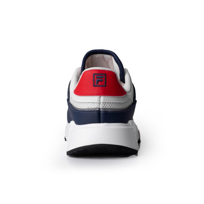 Tênis Fila F Virtuous Retrô Masculino Branco, Azul e Vermelho