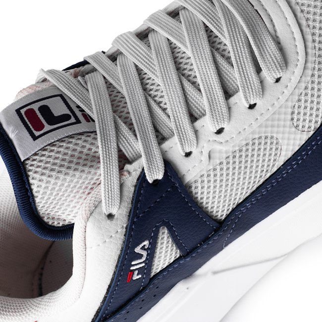 Tênis Fila F Virtuous Retrô Masculino Branco, Azul e Vermelho