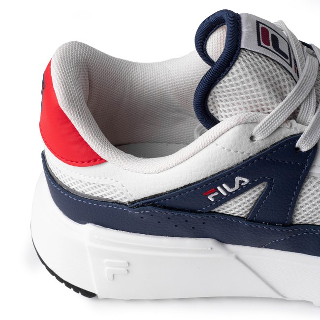 Tênis Fila F Virtuous Retrô Masculino Branco, Azul e Vermelho