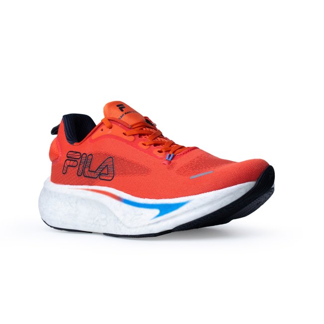 Tênis Fila Float Maxxi 2 Pro Masculino Laranja Preto e Azul