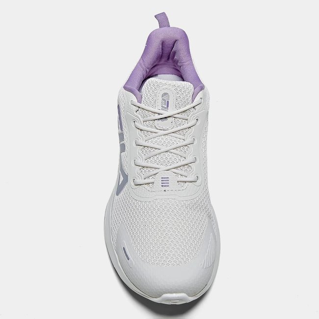 Tênis Fila Progress Lite Branco/Prata Feminino