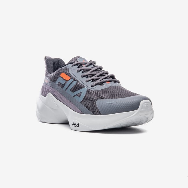 Tênis Fila Progress Lite Grafite/Laranja Masculino