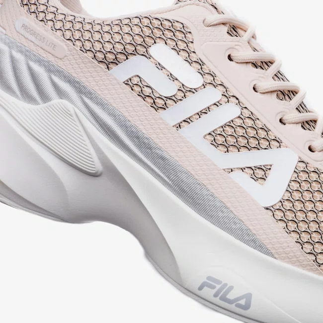 Tênis Fila Progress Lite Rosa/Cinza Feminino
