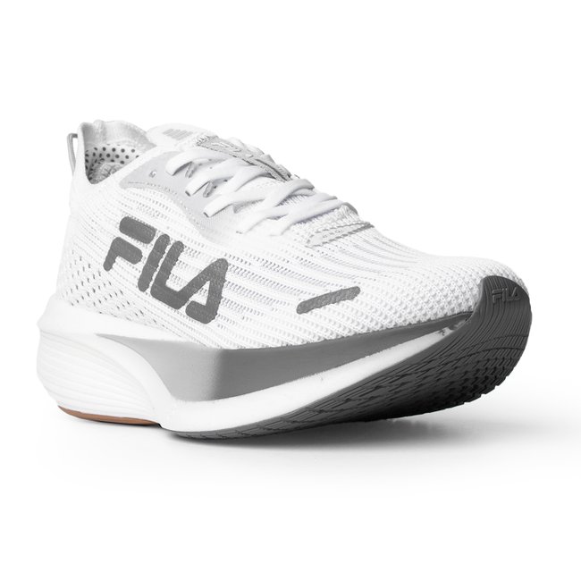 Tênis Fila Racer Carbon 2 Feminino Branco e Cinza