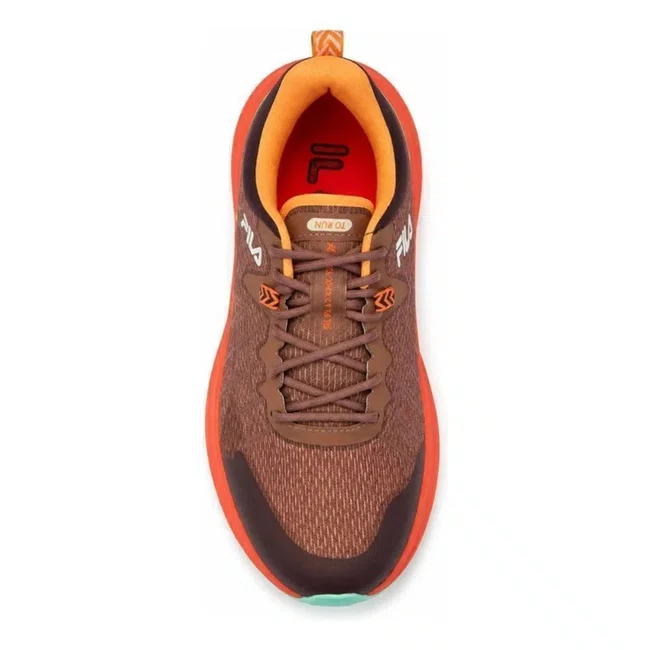 Tênis Fila Racer Skytrail Marrom e Laranja Masculino
