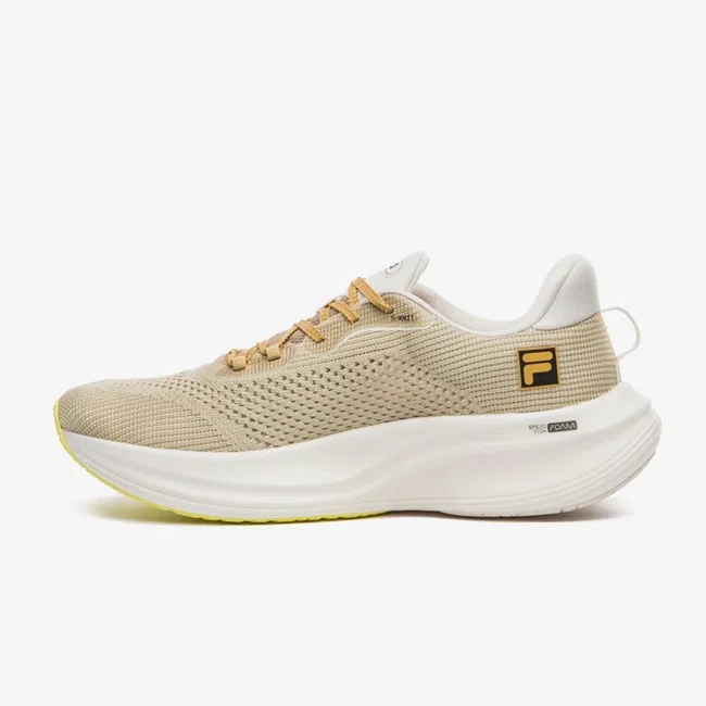 Tênis Fila Racer Speedzone Feminino Dourado e Preto