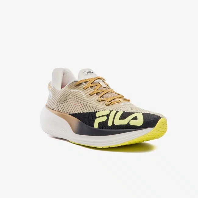 Tênis Fila Racer Speedzone Feminino Dourado e Preto