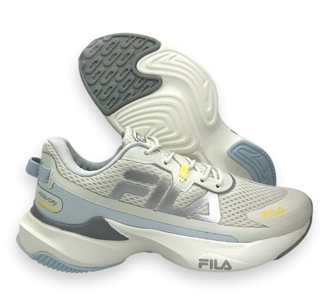 Tênis Fila Recovery Branco/Azul Feminino