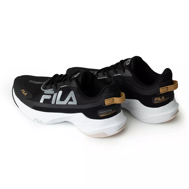 Tênis Fila Recovery Feminino Preto e Cinza