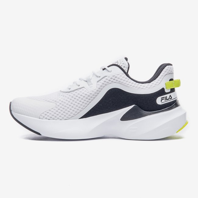 Tênis Fila Recovery Branco/Preto/Verde Masculino