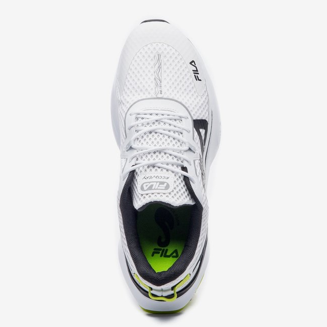 Tênis Fila Recovery Branco/Preto/Verde Masculino