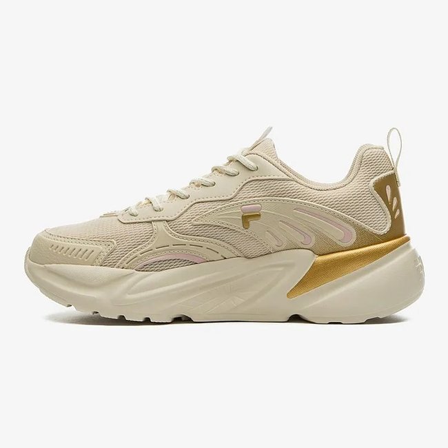 Tênis Fila Street Fit 2 Bege/Dourado Feminino