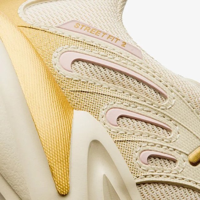 Tênis Fila Street Fit 2 Bege/Dourado Feminino