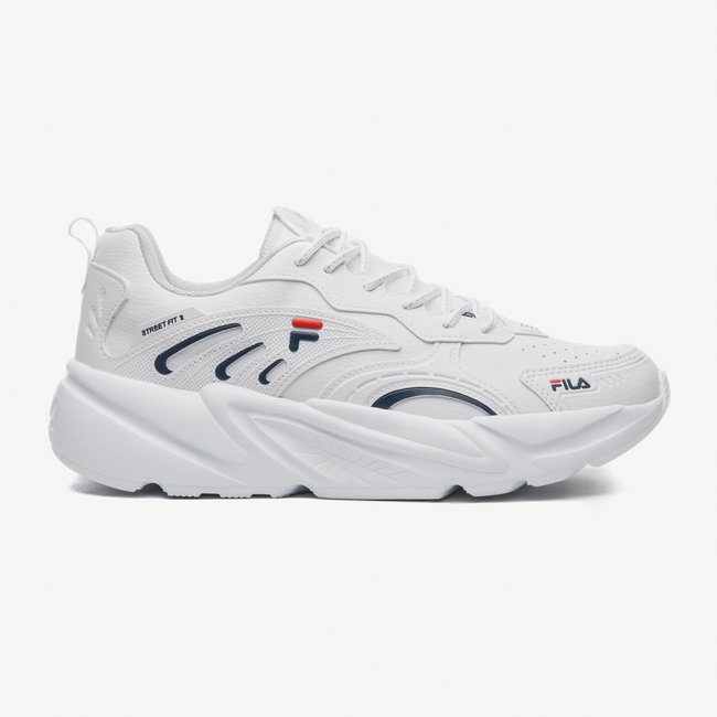 Tênis Fila Street Fit 2 Branco/Azul Masculino