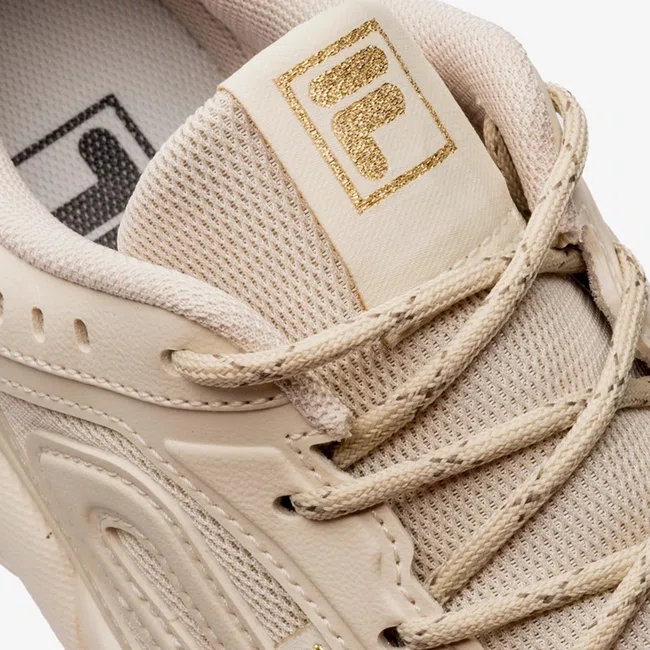Tênis Fila Venture Tracer Lite Feminino Bege e Dourado