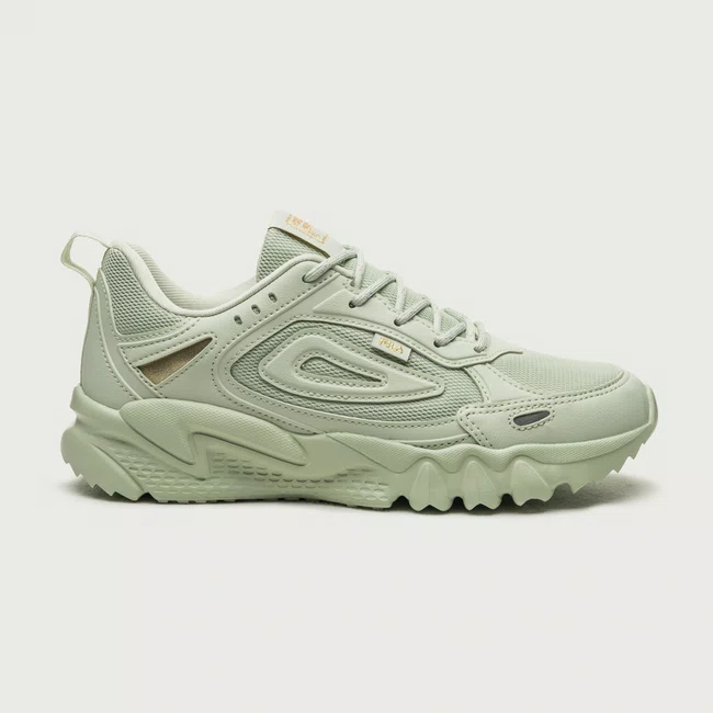 Tênis Fila Venture Tracer Lite Feminino Verde e Dourado