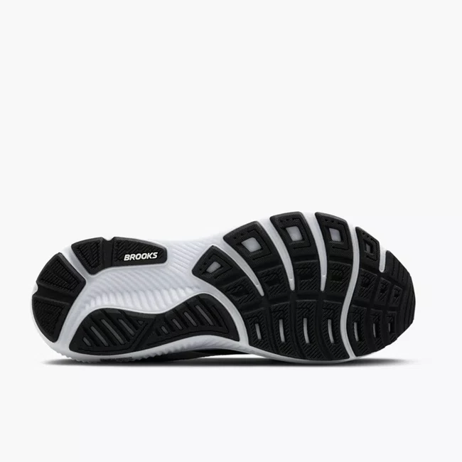Tênis Brooks Ghost 17 Feminino Preto e Branco