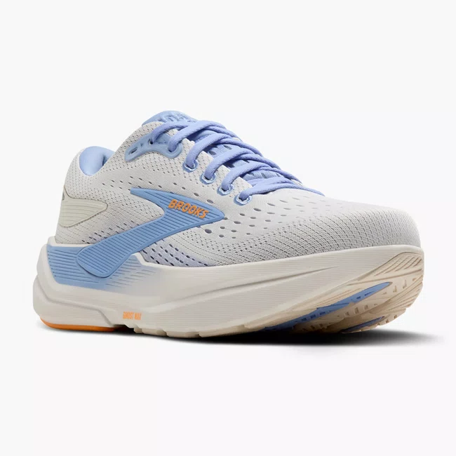 Tênis Brooks Ghost Max 3 Feminino Cinza e Lilás