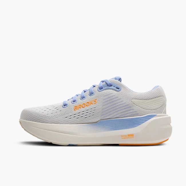 Tênis Brooks Ghost Max 3 Feminino Cinza e Lilás