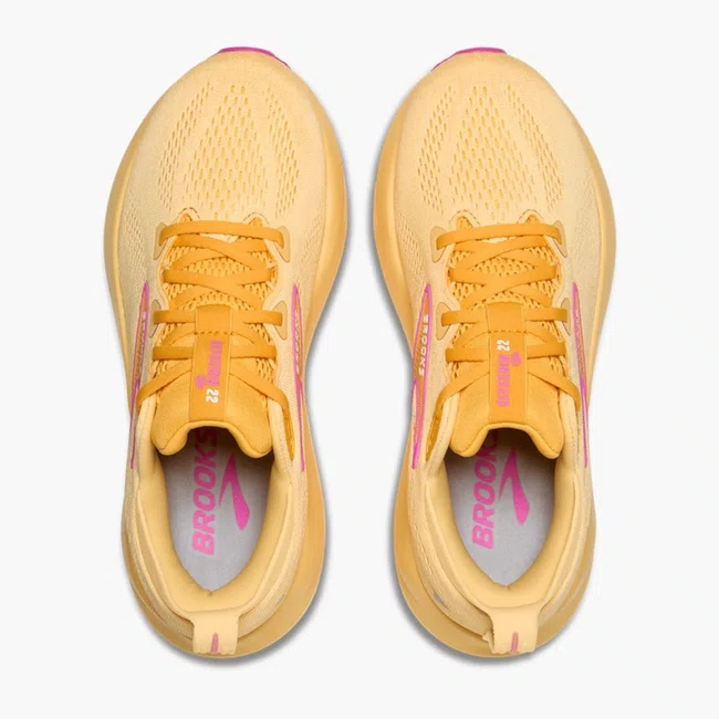 Tênis Brooks Glycerin 22 Feminino Laranja