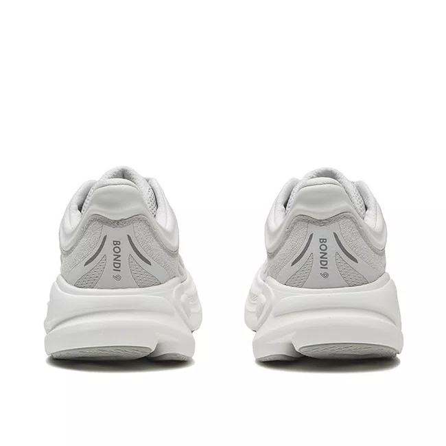 Tênis HOKA Bondi 9 Feminino Cinza e Branco