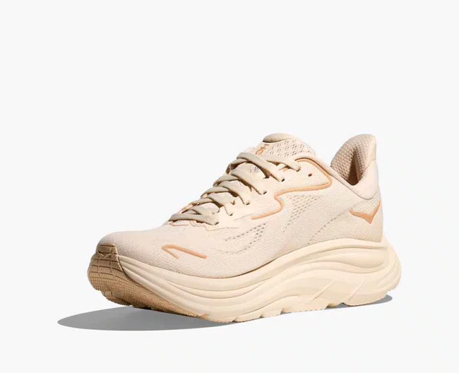 Tênis HOKA Clifton 10 Feminino - Bege
