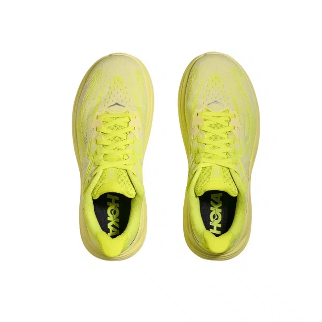 Tênis HOKA Clifton 10 Feminino Amarelo Neon