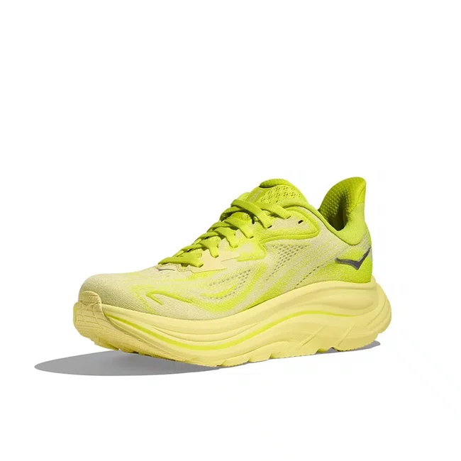 Tênis HOKA Clifton 10 Feminino Amarelo Neon