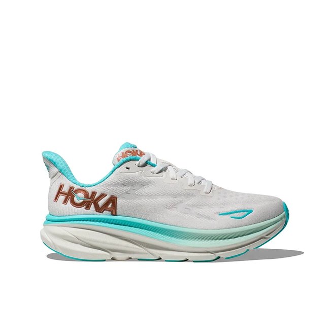 Tênis Hoka Clifton 9 Branco/Azul Feminino