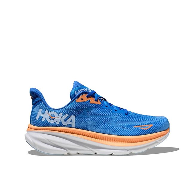 Tênis Hoka Clifton 9 Azul/Laranja Masculino