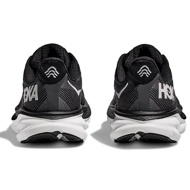 Tênis Hoka Clifton 9 Preto e Branco Unissex
