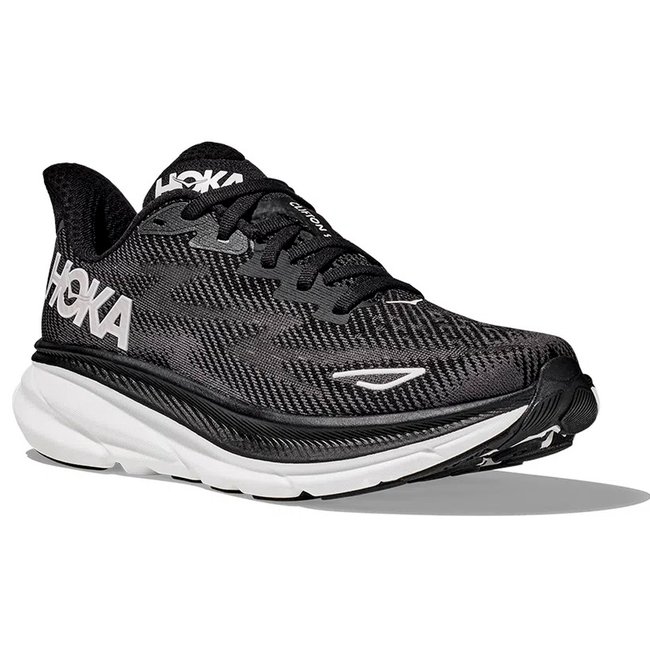 Tênis Hoka Clifton 9 Preto e Branco Unissex