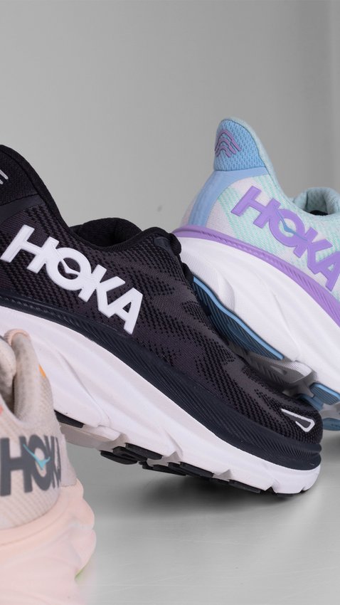 Tênis Hoka Clifton 9 Preto e Branco Unissex